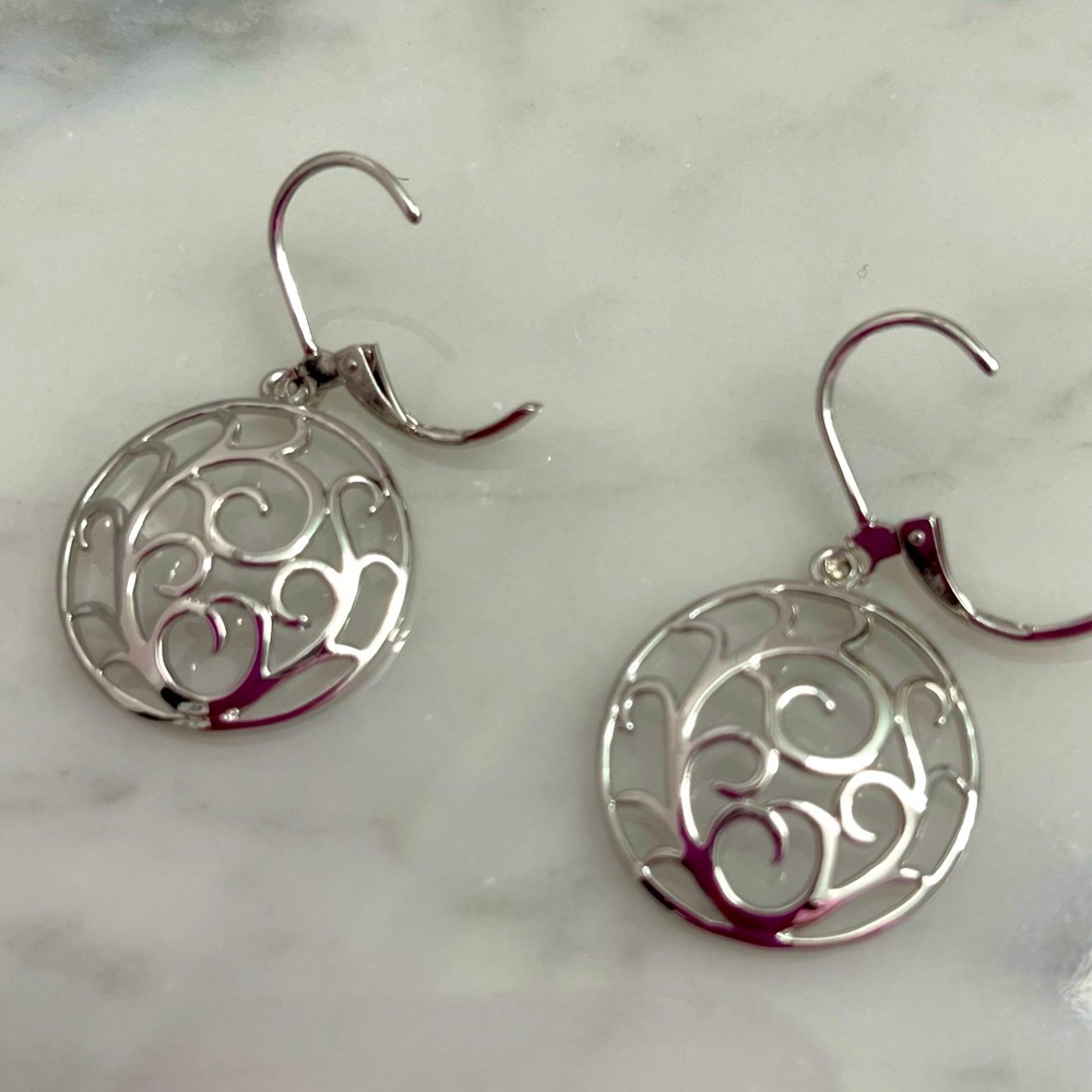 Silver Earrings. NWT. - Picture 4 of 4